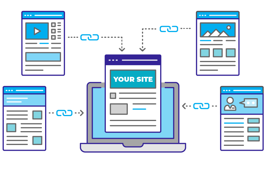 A graphic concept of Blogger Outreach.