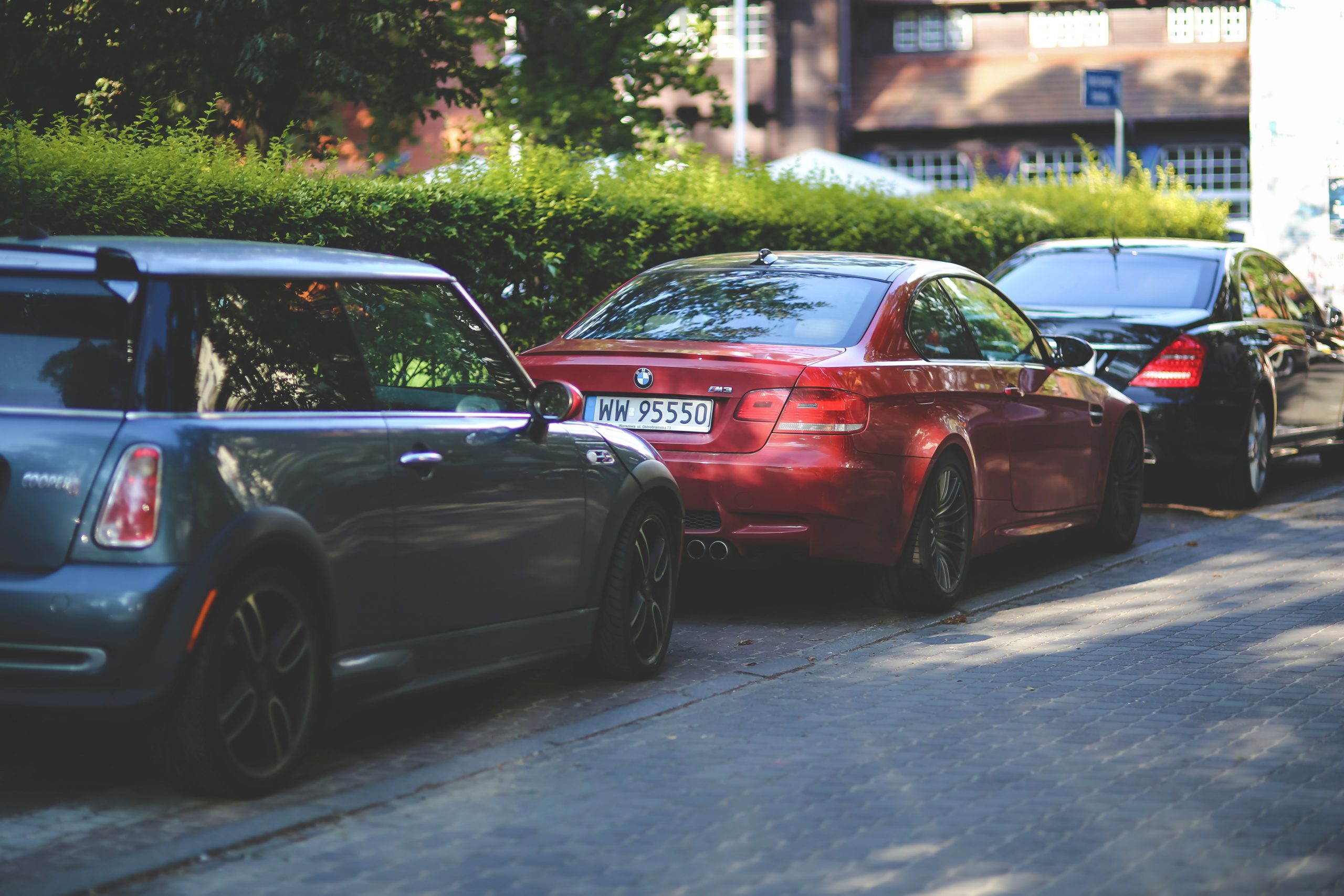 cars parked