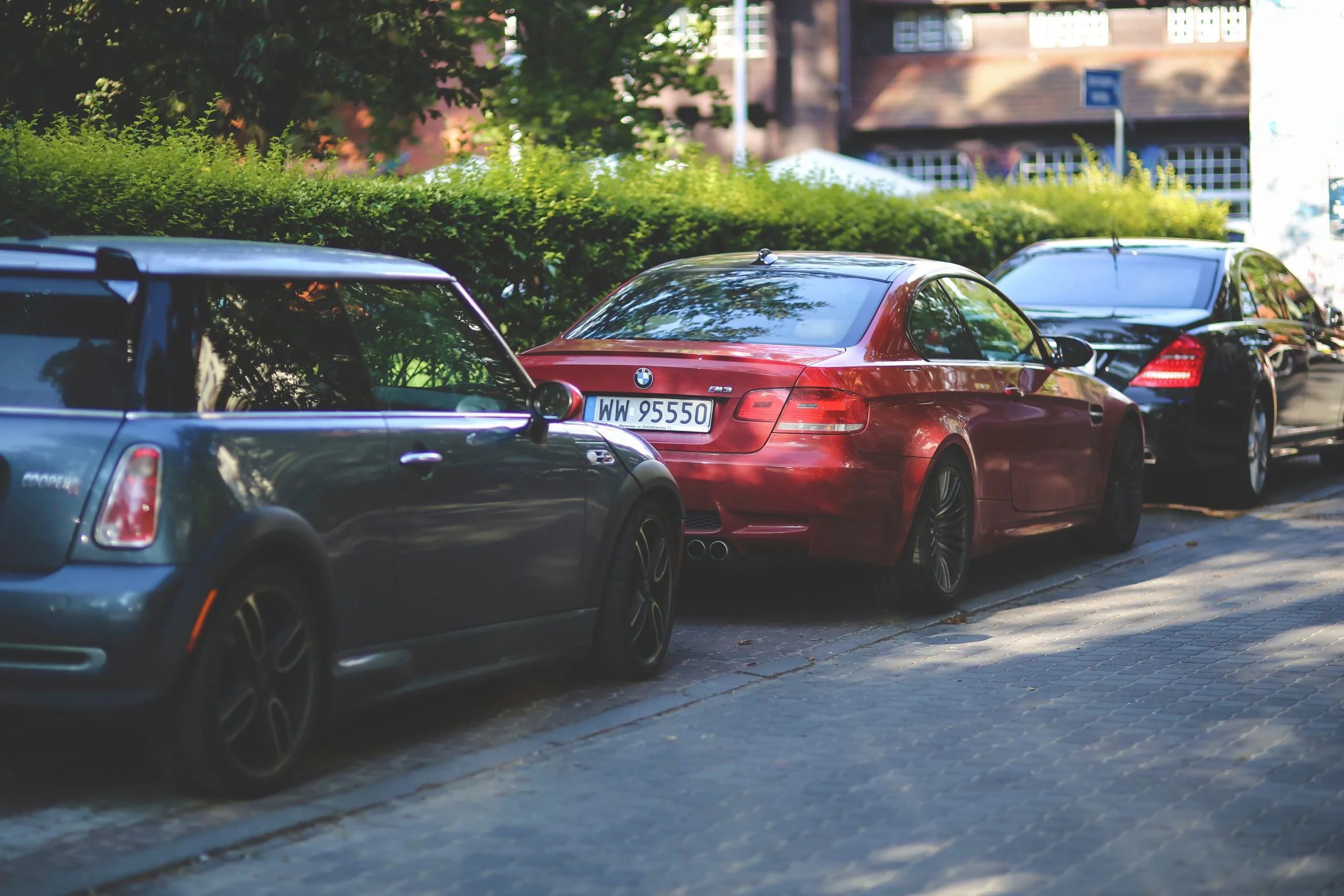 cars parked