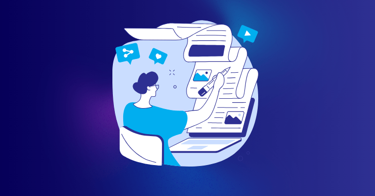 Content Marketing Abstract Concept Vector Illustration.