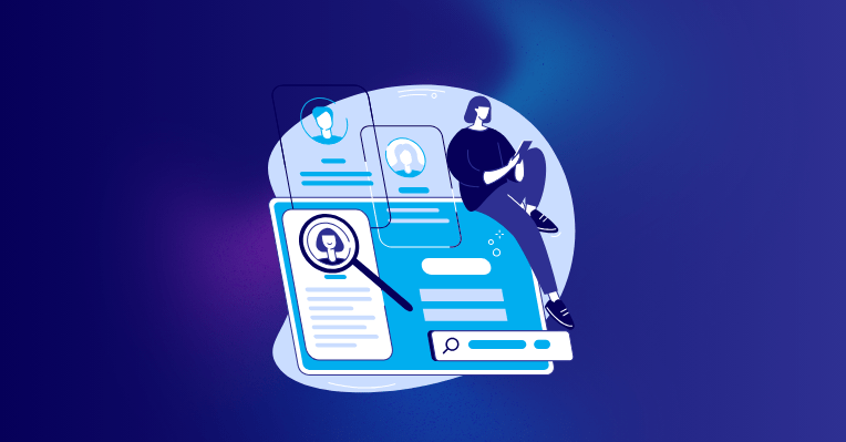 Select Candidates Isolated Cartoon Vector Illustration.